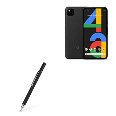 Imagem de Caneta Stylus Google Pixel 4a 5G, BoxWave [FineTouch Capacitive Stylus] Caneta Stylus super precisa para Google Pixel 4a 5G - Preto Jet