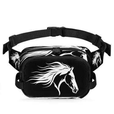 Imagem de Pochete de praia de areia preta pôr do sol para mulheres e homens com alça ajustável, bolsa transversal, bolsa de peito, bolsa tiracolo, Cor 3