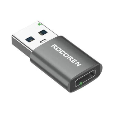 Imagem de Adaptador OTG USB Tipo C Masculino Para USB a 3.0 Feminino Para MacBoo