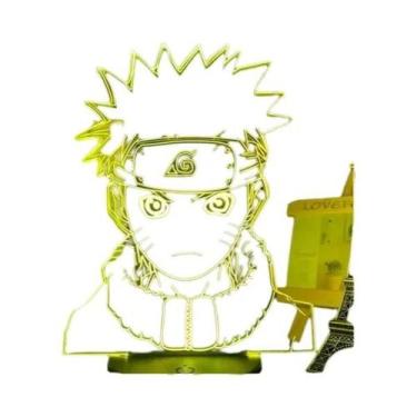 Imagem de Luz Noturna 3D LED Naruto Uzumaki Akatsuki Kakashi Itachi, Lâmpada Par
