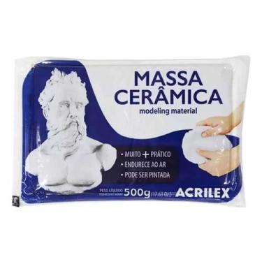 Imagem de Massa Cerâmica Acrilex 500g