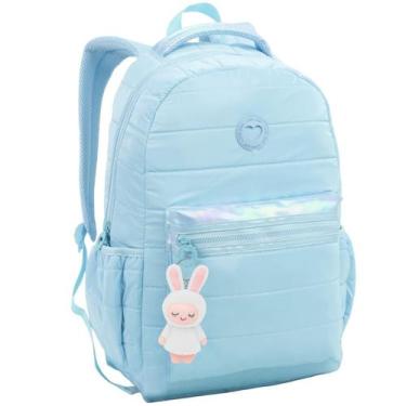 Imagem de Mochila de Costas Juvenil Estampa Colorida para Material Escolar Femin