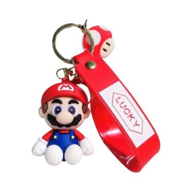 Imagem de Chaveiro Super Mario Bros 27 Estilos Brinquedo De Personagem De Desenh