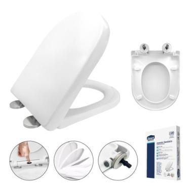 Imagem de Assento Sanitário PP CARRARA/LINK/ RIVIERA/SMART/ NEO/NEXO BRANCO Soft