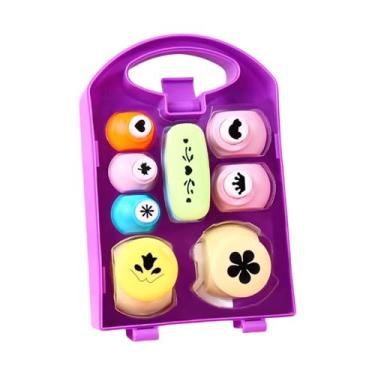 Imagem de CarpNettore Conjunto de 8 furadores de papel com formatos decorativos para scrapbooking.