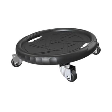 Imagem de Dynwave Roda de Disco Abdominal com Rodas Deslizantes para Exercícios Abdominais - Roda para Músculos Abdominais para Homens e Mulheres, Preto