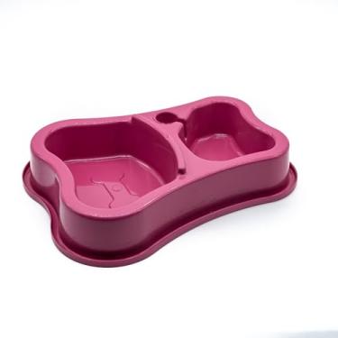 Imagem de Pet Injet Comedouro Duplo Anti-Formiga Rosa Para Cães