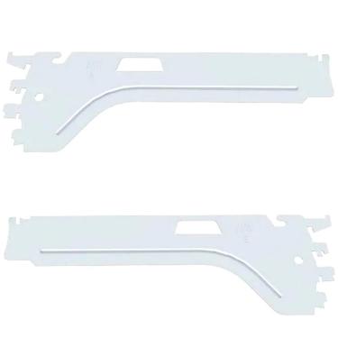 Imagem de Suporte Lateral Gondola Fit Com Janela 30Cm Par Branco - Amapa