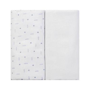 Imagem de Cueiro para Bebê Flanelado Baby Joy Clássicos, Azul