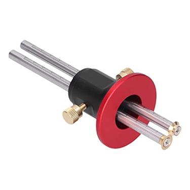 Imagem de MEDIDOR DE MARCAÇÃO DE MADEIRA LÂMINA DE DUPLA RÉGUA FERRAMENTA DE CARPINTEIRO SCRIBING DE MADEIRA, MATERIAL DE BRONZE, MARCAR COM PRECISÃO A POSIÇÃO DE TRABALHO, MARCAÇÃO DE (150mm)