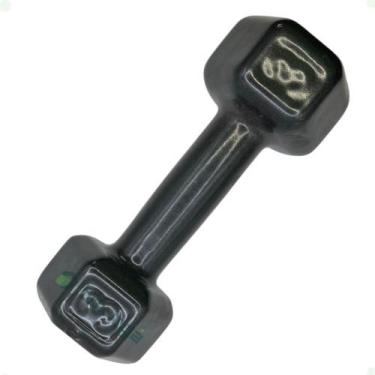 Imagem de Halter Sextavado Emborrachado - 3 Kg - BOX INGÁ