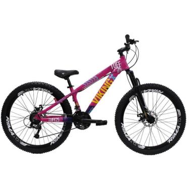 Imagem de Bicicleta Aro 26 Bike Vikingx Freeride 21v Freio a Disco-Masculino