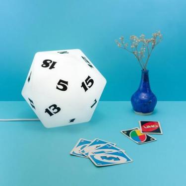 Imagem de Luminária 3D Dado Icosaedro RPG - Powermaid