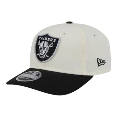 Imagem de Boné New Era 970 Las Vegas Raiders Two-Tone Chrome Off White-Masculino