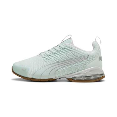 Imagem de PUMA Tênis feminino Voltaic Evo Cross Trainer, Pena azul pacífica, cinza, 38