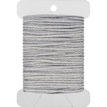Imagem de QCZKB Fio de crochê clássico 100% fio de algodão puro, nº Col: 415, cinza pérola