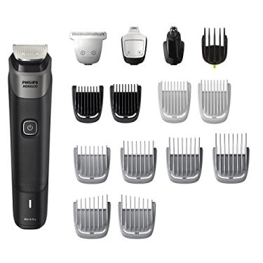 Imagem de Philips Norelco Multigroom Series 5000 18 peças, aparador de cabelo, cabelo, corpo e cabelo íntimo para homens - SEM ÓLEO DE LÂMINA MG5910/49