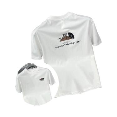 Imagem de Camiseta Masculina De Alta Qualidade Com Estampa, Gola Redonda, Manga 