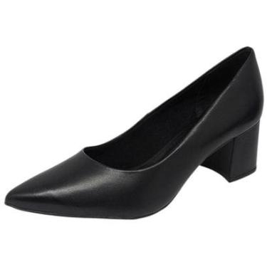 Imagem de Sapato Feminino Salto Bloco Elegante Conforto Bottero-Feminino