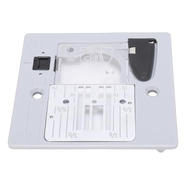 Imagem de Dpofirs Placa de Agulha de Ponto Reto, Material Premium de Substituição para Máquina de Costura 3333 3337 3342 Placa de Agulha de Aço Carbono ABS para Vários Tecidos