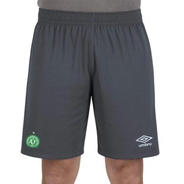 Imagem de Bermuda Umbro Chapecoense Goleiro 2024/25 Masculina - Cinza M-Masculino