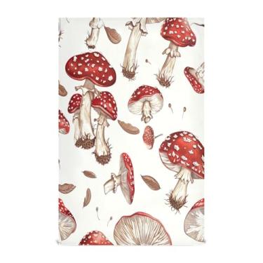 Imagem de xigua Conjunto de 1 panos de prato de cozinha de cogumelos, macios e altamente absorventes de secagem rápida para limpeza de pratos e limpeza manual, 71 x 45 cm