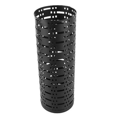 Imagem de Cosiki Suporte de Guarda-chuva Estiloso à Prova D'água de Metal para Entrada Preto, Compartimento Redondo Com Economia de Espaço à Prova de Ferrugem para Casa de Escritório, 16,5 X 5,9 X,9 pol.