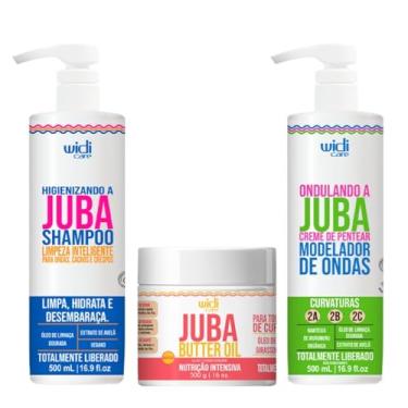 Imagem de Kit Widi Care Juba – Shampoo + Máscara Butter Oil Nutrição Intensiva + Creme de Pentear Ondulando 500g