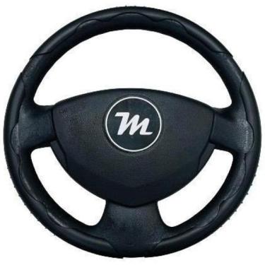 Imagem de Capa Protetora Para Volante Miollo Preta Com Detalhe Azul