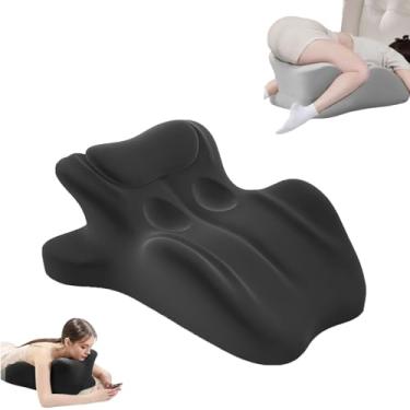 Imagem de Almofada de casal para intimidade e suporte – plataforma de espuma viscoelástica de 27° – posição perfeita instantaneamente – suporte lombar e pescoço – conforto em várias posições para sentar, deitar