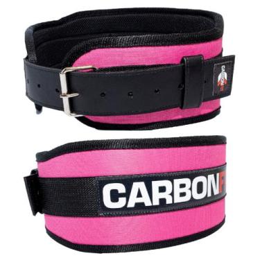 Imagem de Cinto Cinturão Musculação Academia LPO lombar CARBON-X FIT, Rosa, M