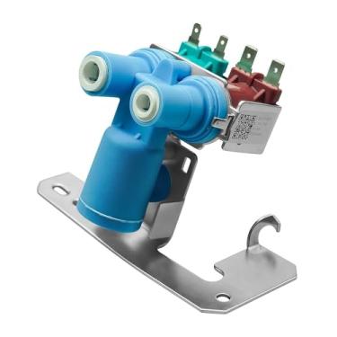 Imagem de WR57X10051 WR57X10032 Válvula de entrada de água para geladeira GE Kenmore Hotpoint substitui WR57X33326 WR32X10032 WR57X10064 WR57X10040 4960236 AP6995571 IMV511 3 WR2X 10105 Etc