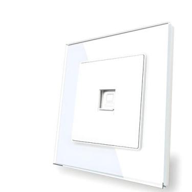 Imagem de Tomada De Parede USB Com Botão De Pressão 16A 1 Gangue 2 Vias Padrão U