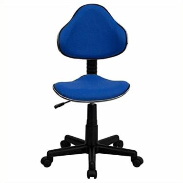 Imagem de Cadeira de escritório moderna ergonômica cadeira de escritório em azul cadeira de mesa para jogos