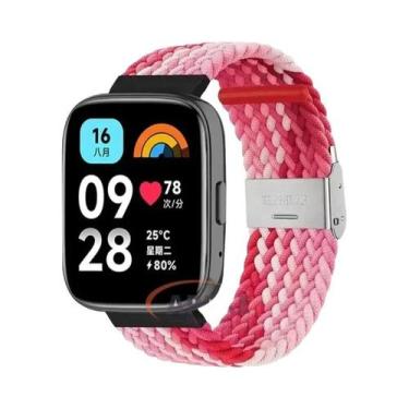 Imagem de Pulseira Elástica Trançada De 22mm Para Redmi Watch 3/5 Lite, Ajustáve