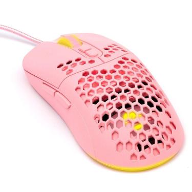 Imagem de Mouse Gamer Vx Gaming Void Com Led Rgb- 7600 Dpi Rosa Com C
