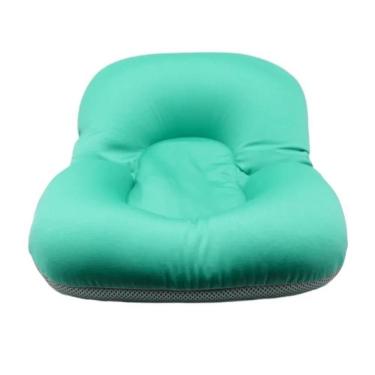 Imagem de Almofada Para Banho Infantil Bebê Verde Importway