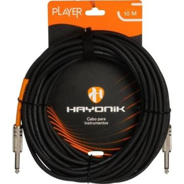 Imagem de Cabo Para Instrumentos Player P10 X P10 10m Preto Hayonik