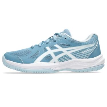 Imagem de ASICS Tênis infantil Upcourt 6 Grade de vôlei escolar, Saba azul/branco, 16