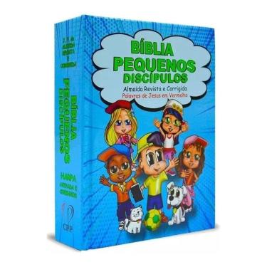 Imagem de Bíblia Evangélica Menino Menina Letra Grande Infantil Gospel