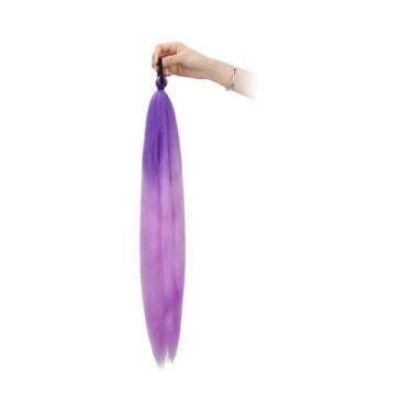 Imagem de Extensão De Rabo De Cavalo Sintético Ombre De 26 Polegadas Com Elástic