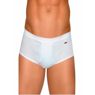 Imagem de Cueca Slip Zorba 0185 Masculina Com Abertura Algodão T. P/GG, P, 001, 