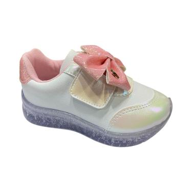 Imagem de Tênis Menina Mini Sua Cia Napa Milano LED Branco 7068.00724-Feminino