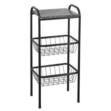 Imagem de Fruteira Baby 3012 Pedra Granito Thais Preto