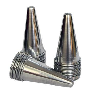 Imagem de Kit 10 Formas de Cones 14cm Para Fazer Massa de Pizza Cone - Pontual U