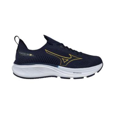 Imagem de Tenis Mizuno Cool Ride 3 Masculino, Marinho, Dourado, 38