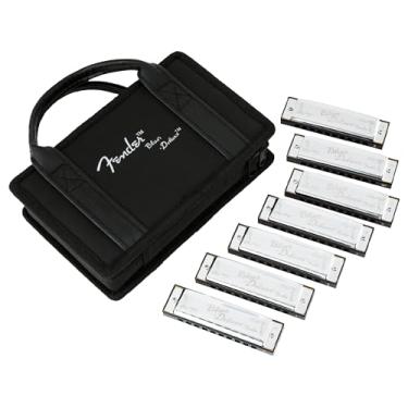 Imagem de Kit 7 Gaitas Blues Deluxe Fender