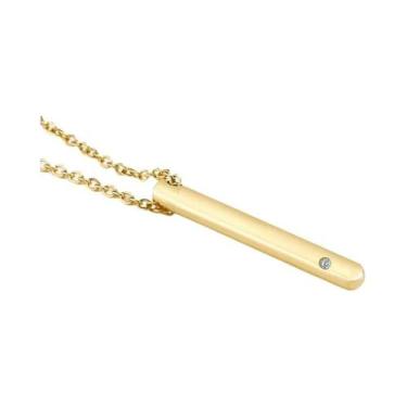 Imagem de Colar Unissex Oco Com Pingente De Cruz Gravada, Urna De Cremação, Port