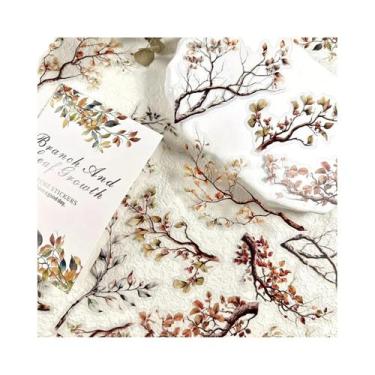 Imagem de Adesivos Decorativos Com Tema De Folhas De Plantas, 20 Peças, Faça Voc