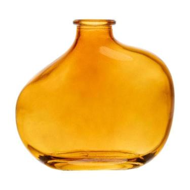 Imagem de Vaso Organics 11cm x 10cm x 5,5cm Âmbar Vidro Wolff